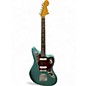 Used Fender American Professional Jaguar Sherwood Green Metallic Solid Body Electric Guitar thumbnail