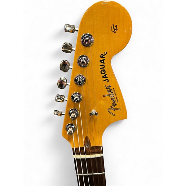 Used Fender American Professional Jaguar Sherwood Green Metallic Solid Body Electric Guitar