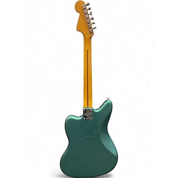 Used Fender American Professional Jaguar Sherwood Green Metallic Solid Body Electric Guitar