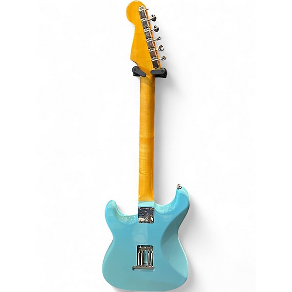 Used Fender Eric Johnson Signature Stratocaster Left Handed Tropical Turquoise Electric Guitar