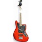 Used Squier JAGUAR BASS Red Electric Bass Guitar