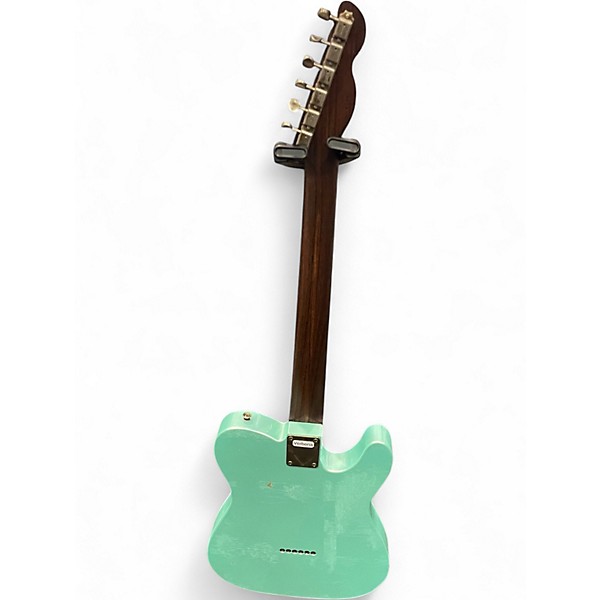 Used LsL Instruments Verbana Bad Bone Left Handed Distress Level Medium Seafoam Pearl Electric Guitar