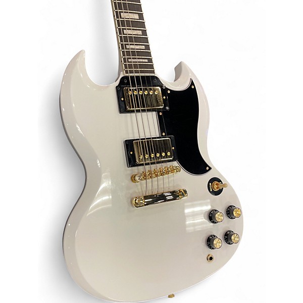 Used Epiphone SG Custom Alpine White Solid Body Electric Guitar
