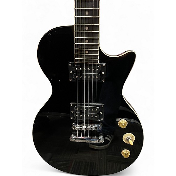 Used 2020s Donner DLP-124B Black Solid Body Electric Guitar
