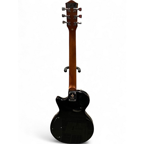 Used 2020s Donner DLP-124B Black Solid Body Electric Guitar