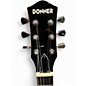 Used 2020s Donner DLP-124B Black Solid Body Electric Guitar
