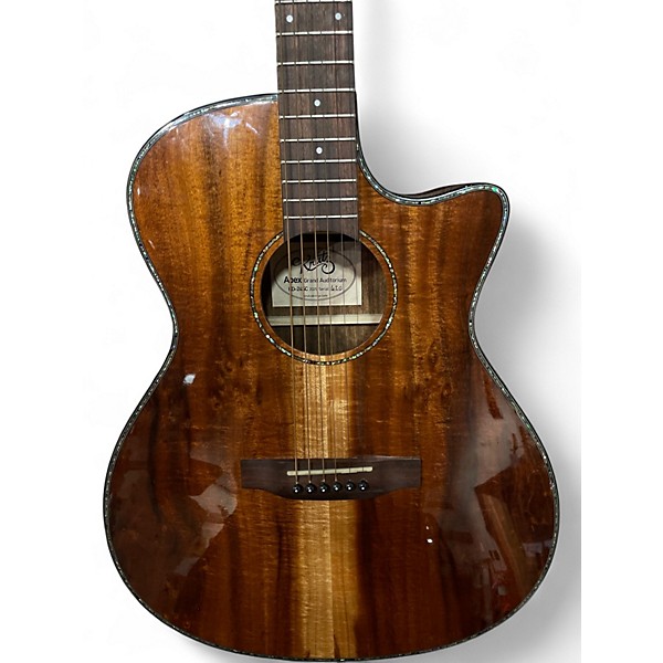 Used Krutz KD24SC Natural Acoustic Guitar