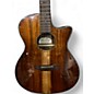 Used Krutz KD24SC Natural Acoustic Guitar