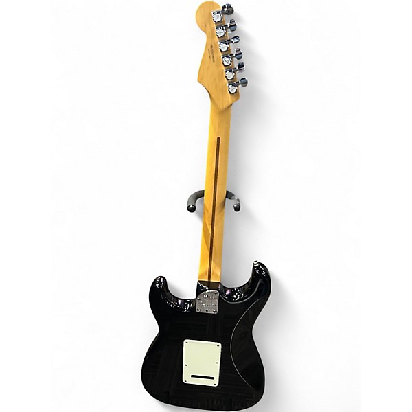 Used Fender AMERICAN DELUXE STRATOCASTER SHAWBUCKER Black Solid Body Electric Guitar
