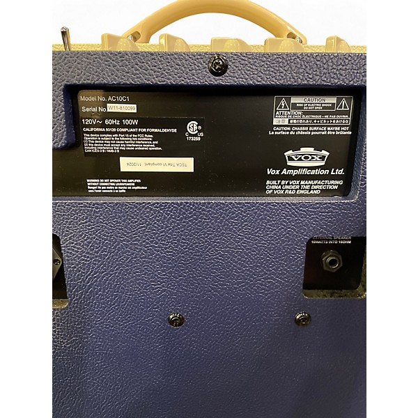 Used VOX AC10C1 10W 1x10 Tube Guitar Combo Amp