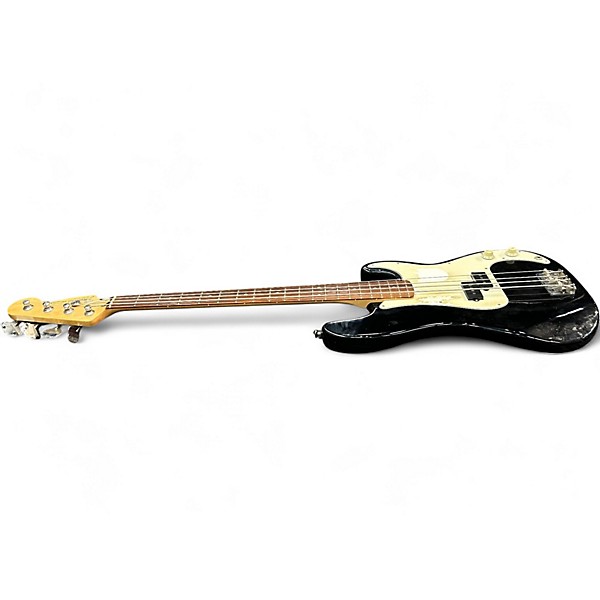Used Fender Standard Precision Bass Black Electric Bass Guitar