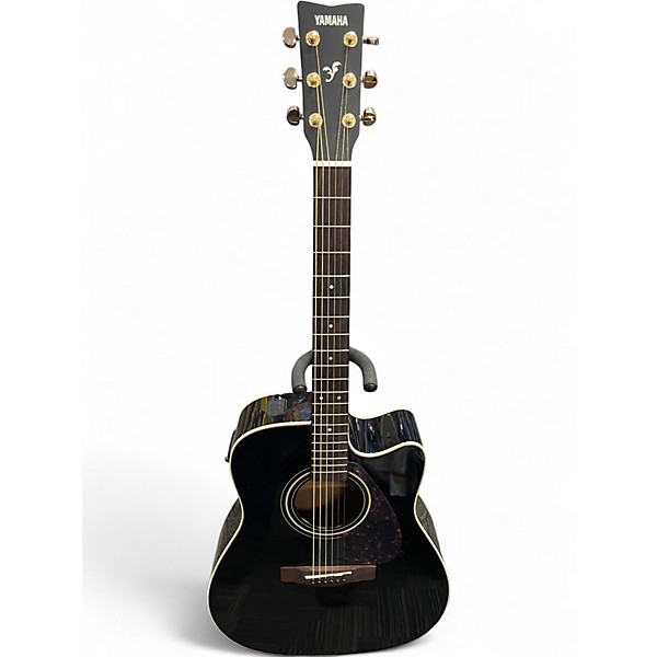 Used Yamaha FX335C Black Acoustic Electric Guitar