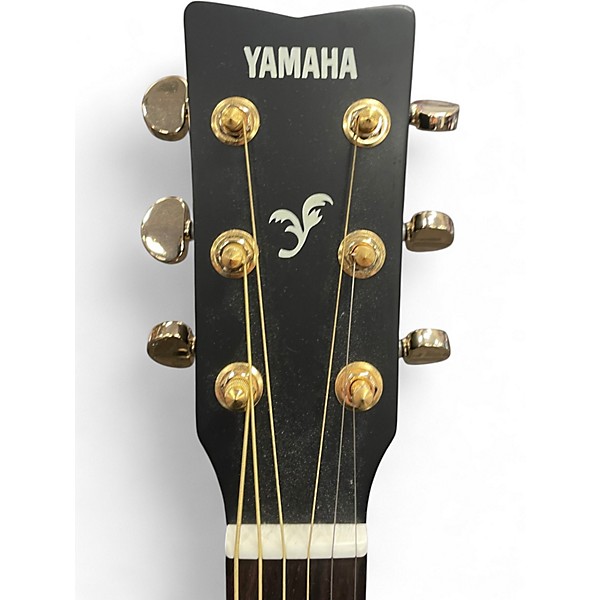 Used Yamaha FX335C Black Acoustic Electric Guitar