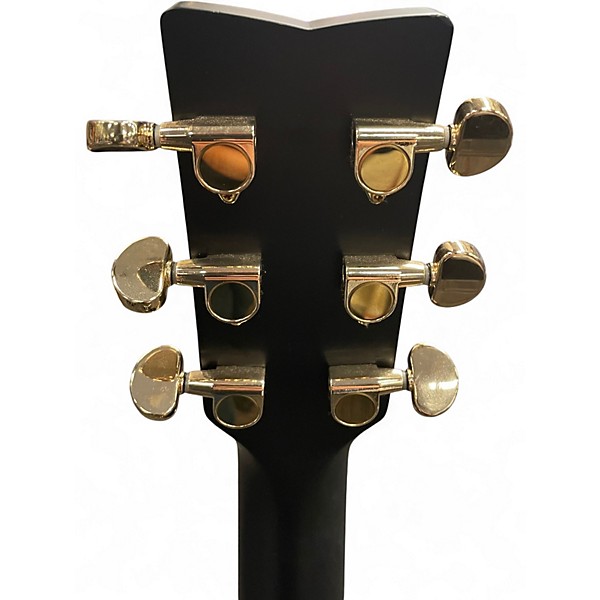 Used Yamaha FX335C Black Acoustic Electric Guitar