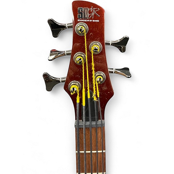 Used Ibanez SR305 5 String Brown Electric Bass Guitar