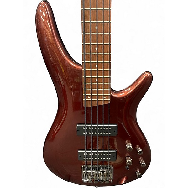 Used Ibanez SR305 5 String Brown Electric Bass Guitar