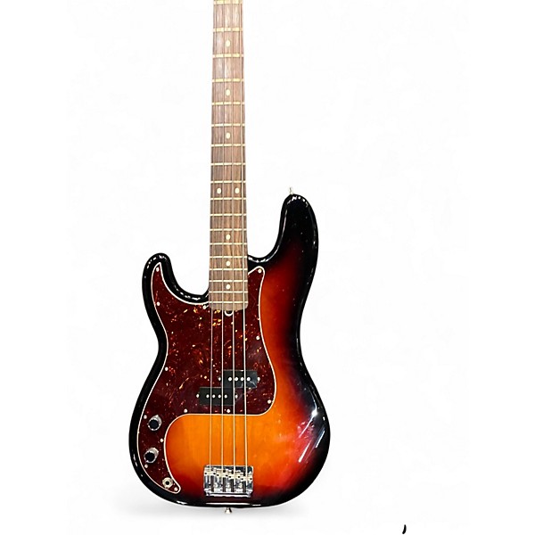 Used Fender American Professional II Precision Bass left handed 3 Color Sunburst Electric Bass Guitar
