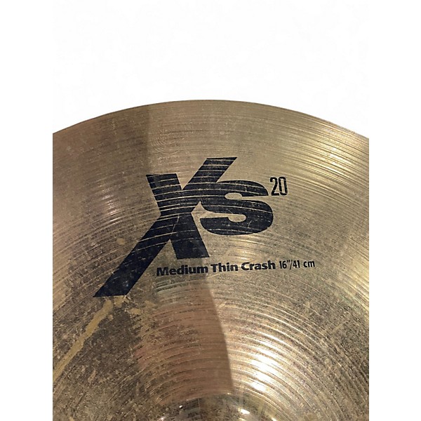 Used SABIAN 16in XS20 Medium Thin Crash Cymbal