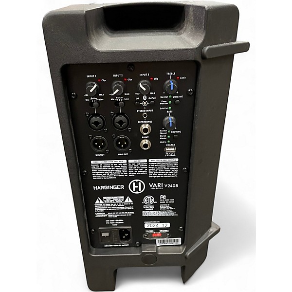 Used Harbinger VARI V2408 8" Powered Speaker