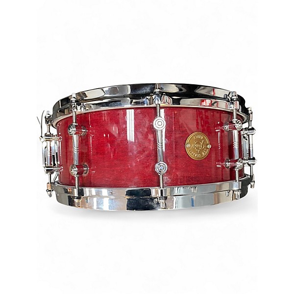 Used Gretsch Guitars 4.5X14 new classic snare Candy Apple Red Drum