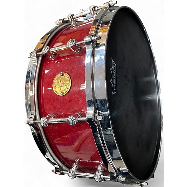 Used Gretsch Guitars 4.5X14 new classic snare Candy Apple Red Drum