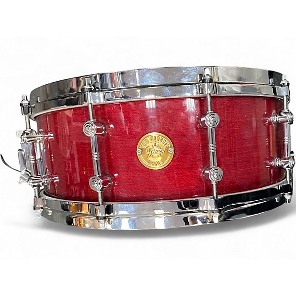 Used Gretsch Guitars 4.5X14 new classic snare Candy Apple Red Drum