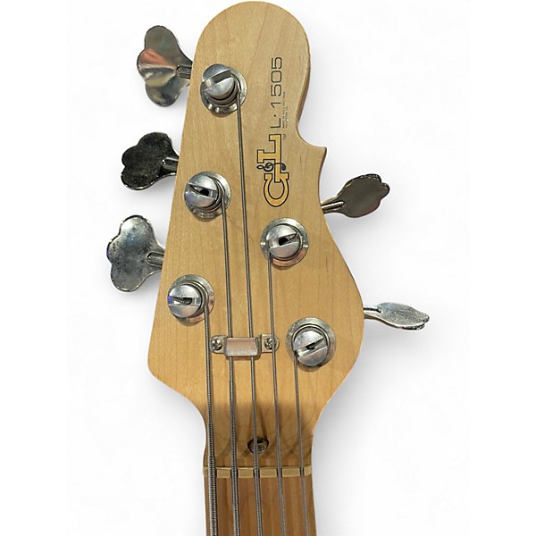 Used G&L L-1505 Trans Red Electric Bass Guitar