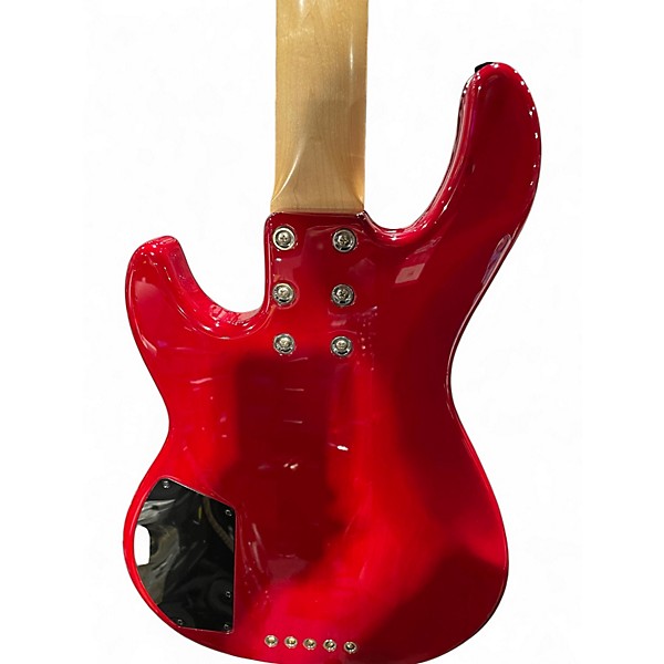 Used G&L L-1505 Trans Red Electric Bass Guitar