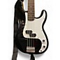Used Squier P bass Black Electric Bass Guitar