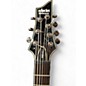 Used Schecter Guitar Research Damien Elite 7 Crimson Red Trans Solid Body Electric Guitar