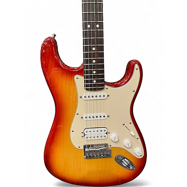 Used 2008 Fender USA STRATOCASTER Sienna Sunburst Solid Body Electric Guitar