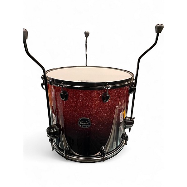 Used Mapex 5 Piece ARMORY Red to Black Fade Drum Kit