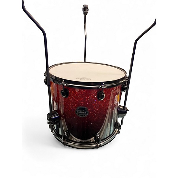 Used Mapex 5 Piece ARMORY Red to Black Fade Drum Kit