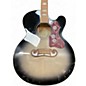 Used Epiphone j200 ec studio Black Acoustic Electric Guitar
