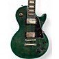 Used Epiphone Les Paul Custom Widow Turquoise Solid Body Electric Guitar