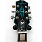 Used Epiphone Les Paul Custom Widow Turquoise Solid Body Electric Guitar