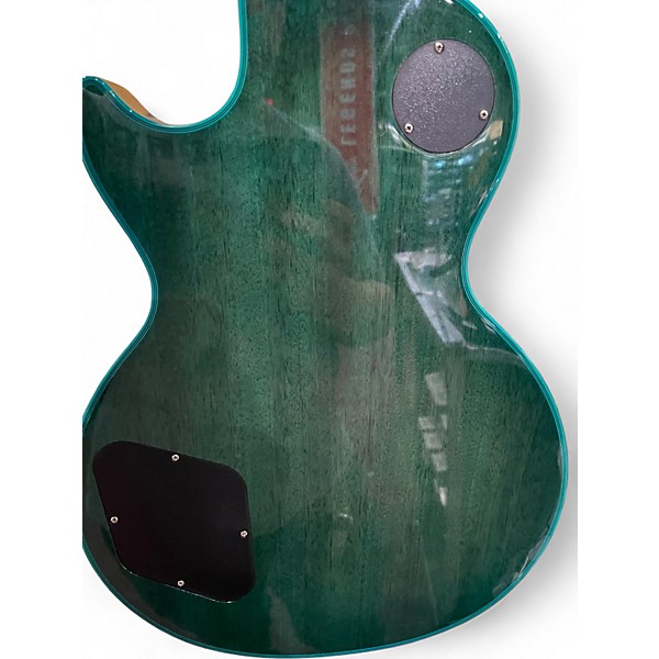 Used Epiphone Les Paul Custom Widow Turquoise Solid Body Electric Guitar