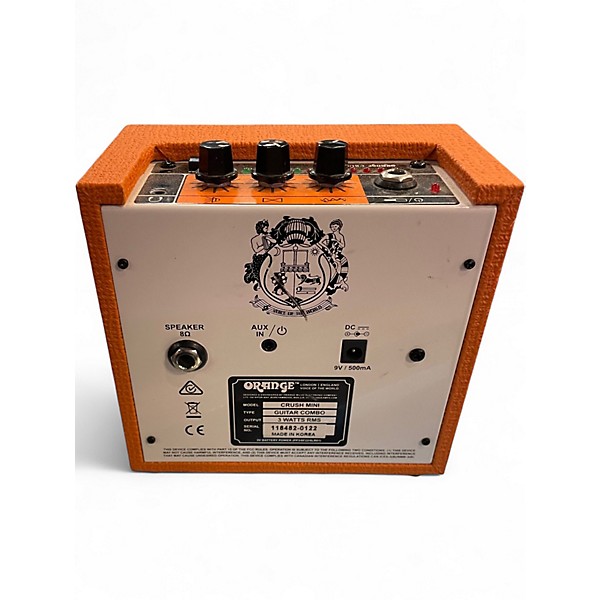 Used Orange Amplifiers Crush Mini Guitar Combo Amp