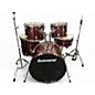 Used Ludwig 5 Piece 5 Piece Backbeat Wine Red Drum Kit thumbnail