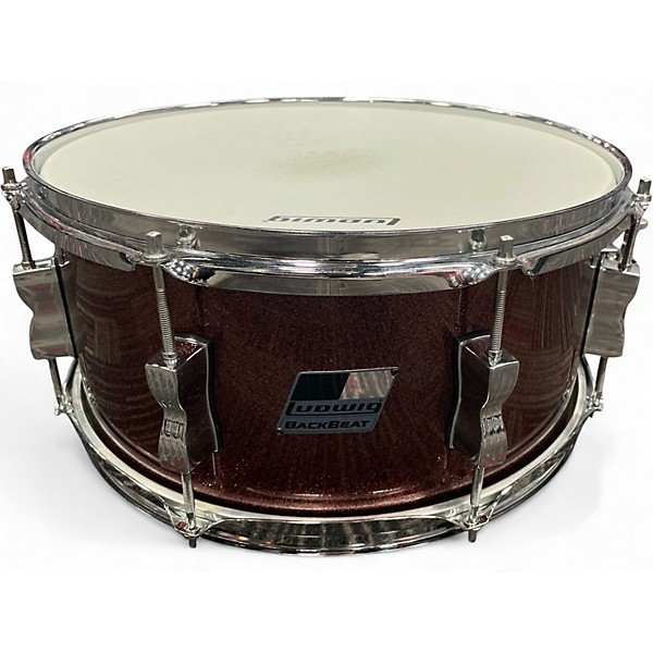 Used Ludwig 5 Piece 5 Piece Backbeat Wine Red Drum Kit