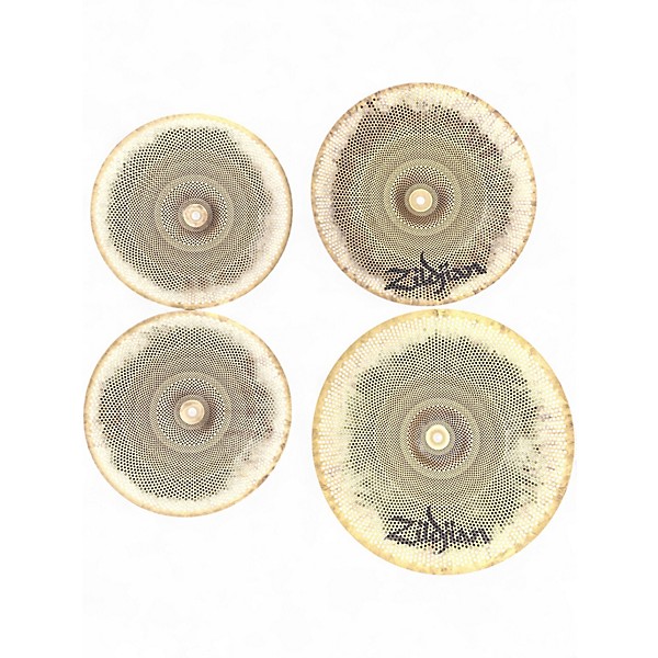 Used Zildjian 14in L80 Series LV468 Low Volume Cymbal Pack Cymbal
