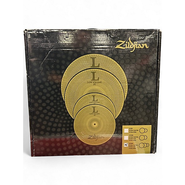 Used Zildjian 14in L80 Series LV468 Low Volume Cymbal Pack Cymbal