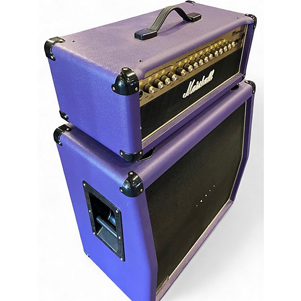 Used Marshall MG100HDFX 100W + MG412A HALF STACK LTD PURPLE