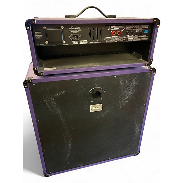 Used Marshall MG100HDFX 100W + MG412A HALF STACK LTD PURPLE