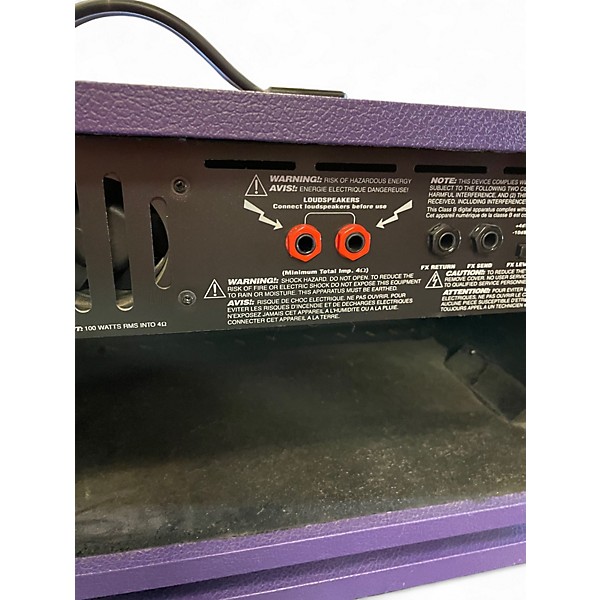 Used Marshall MG100HDFX 100W + MG412A HALF STACK LTD PURPLE