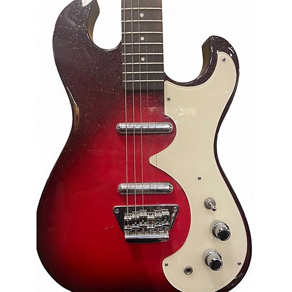 Used Silvertone 1449-RSFB Red Electric Guitar