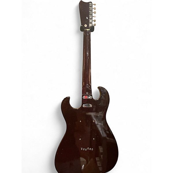 Used Silvertone 1449-RSFB Red Electric Guitar