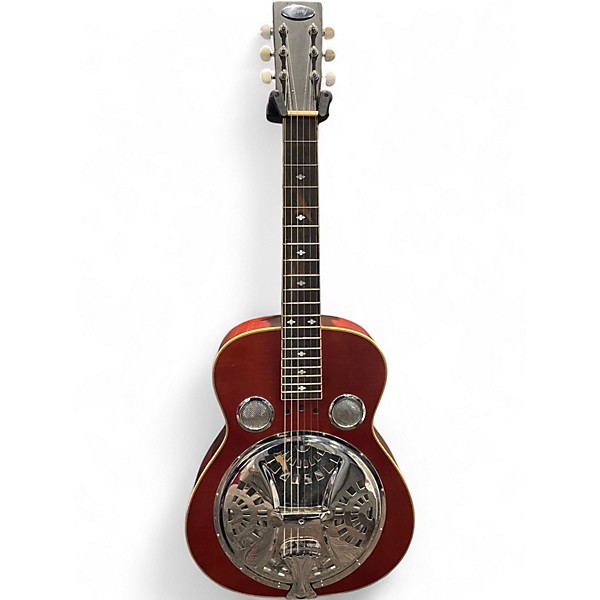 Used Liberty Music resonator Red Resonator Guitar