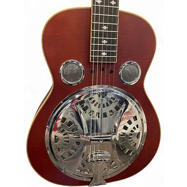 Used Liberty Music resonator Red Resonator Guitar