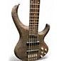 Used Ibanez BTB405eqm 5 String Trans Gray Electric Bass Guitar